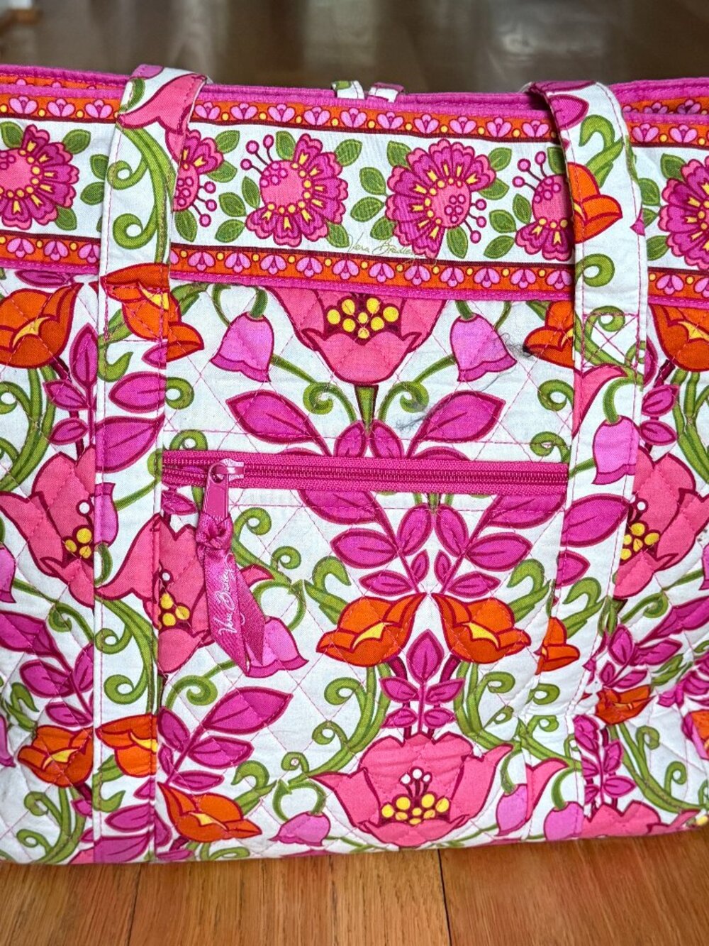 Vera Bradley Computer Tote Lilly Bell - Picture 3 of 4
